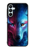 Wolf Art Blue Red Samsung Galaxy A35 5G Case OV8673