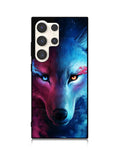 Wolf Art Blue Red Samsung Galaxy S23 Ultra 5G Case QC8673