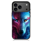 Wolf Art Blue Red Samsung Galaxy S26 Case OV8673