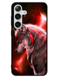 Cool Wolf Red Samsung Galaxy S25 5G Case