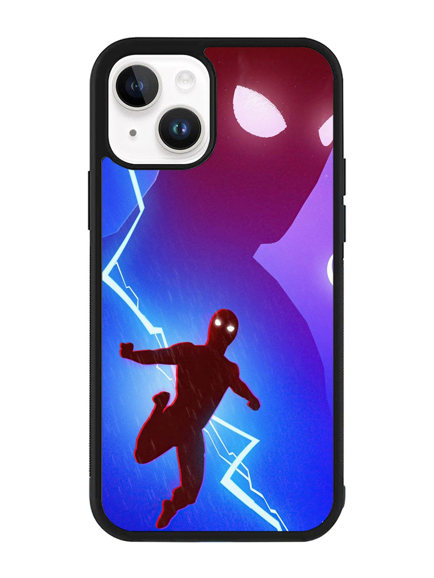 Spiderman lightning Blue iPhone 14 Case QC8651