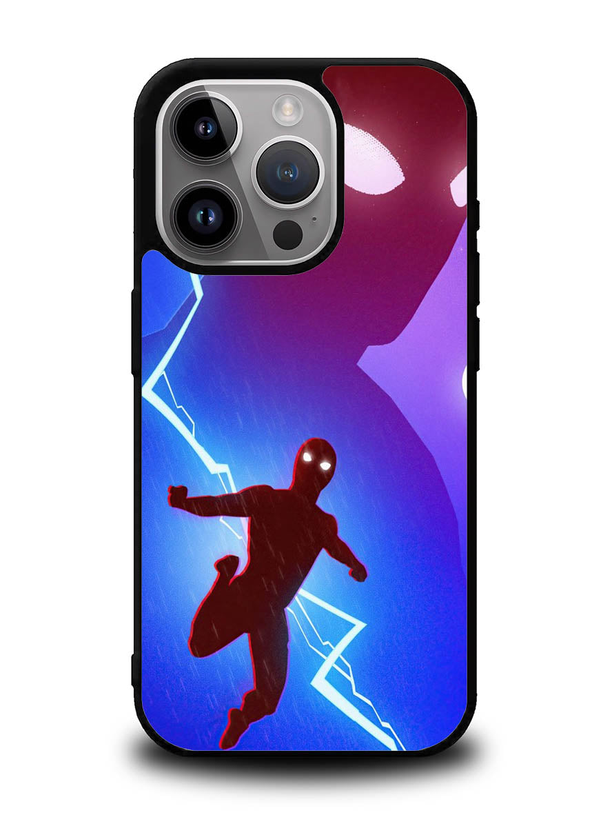Spiderman lightning Blue iPhone 15 Pro Max Case OV8651