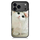 White Cat iPhone 17 Pro Case OV5735