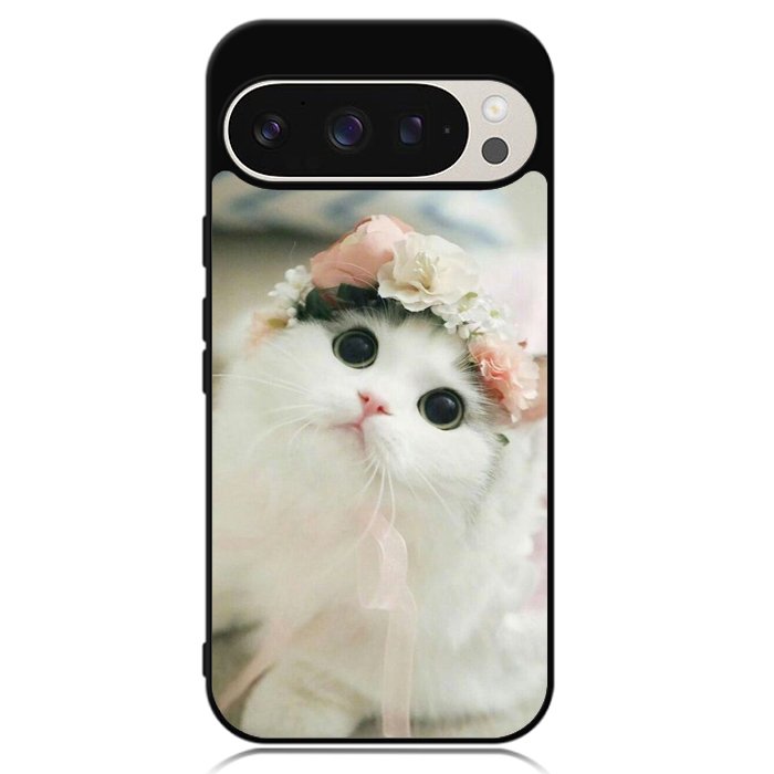 White Cat Google Pixel 9 | Pixel 9 Pro Case OV5735