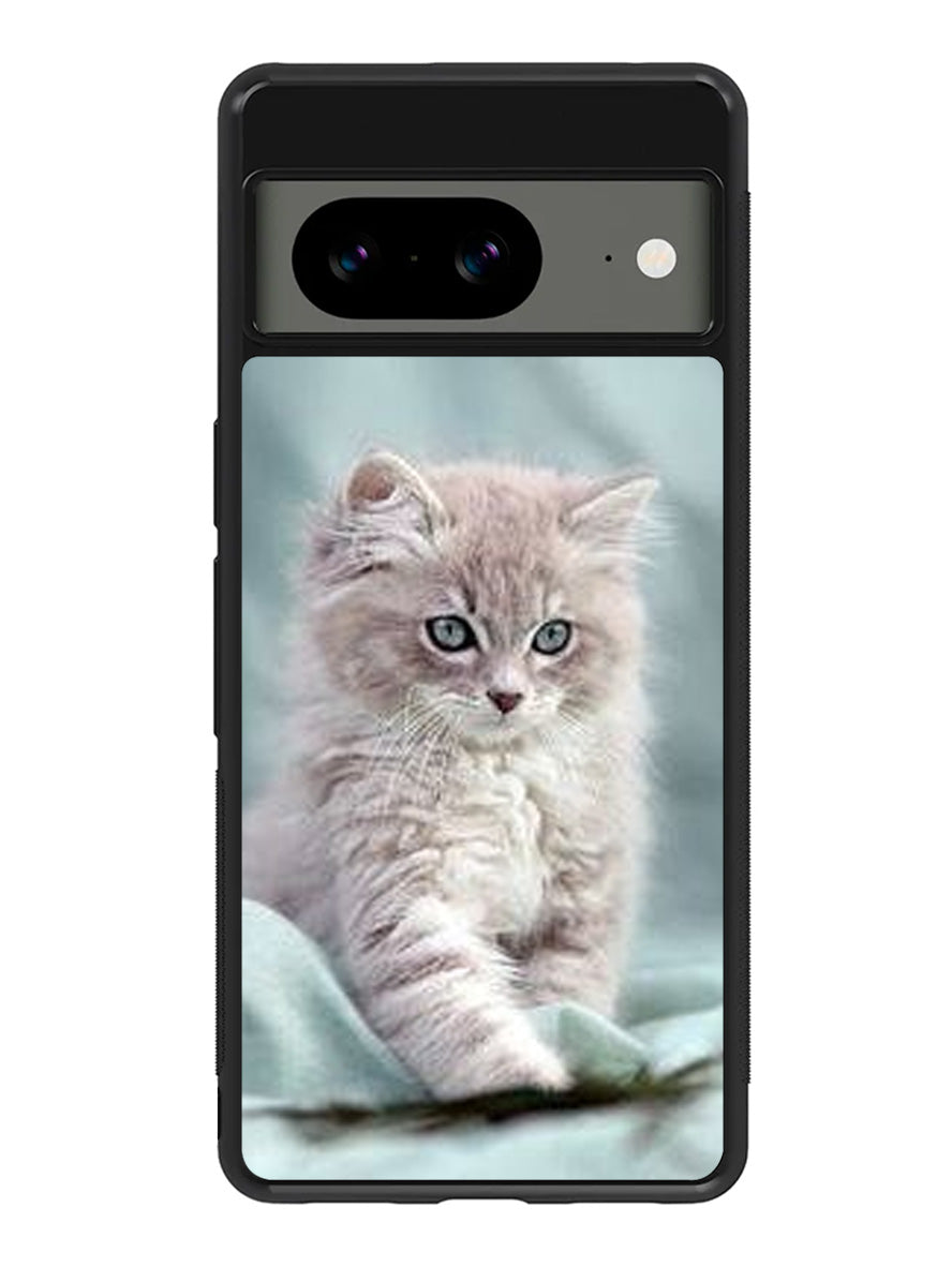 Grey Kitten Google Pixel 8A Case QC5901
