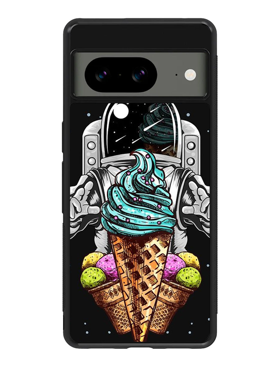 Funny Astronaut Ice Cream Google Pixel 8A Case QC5916