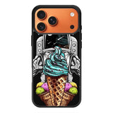 Funny Astronaut Ice Cream iPhone 17 Pro Max Case QC5916