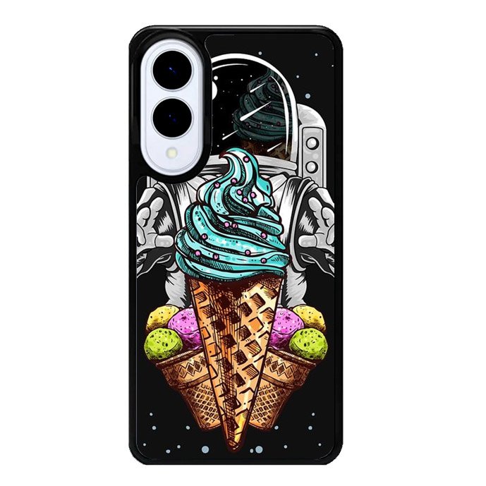 Funny Astronaut Ice Cream Samsung Galaxy S25 Edge 5G Case OV5916
