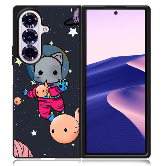 Exploring kitten Samsung Galaxy Z Fold 7 Case OV5940