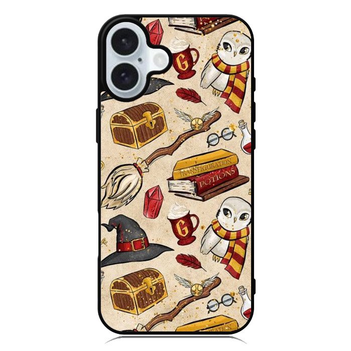 Harry Potter Background iPhone 16 Plus Case QC5895