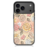 Gold Glitter Flowers iPhone 17 Pro Case OV5906