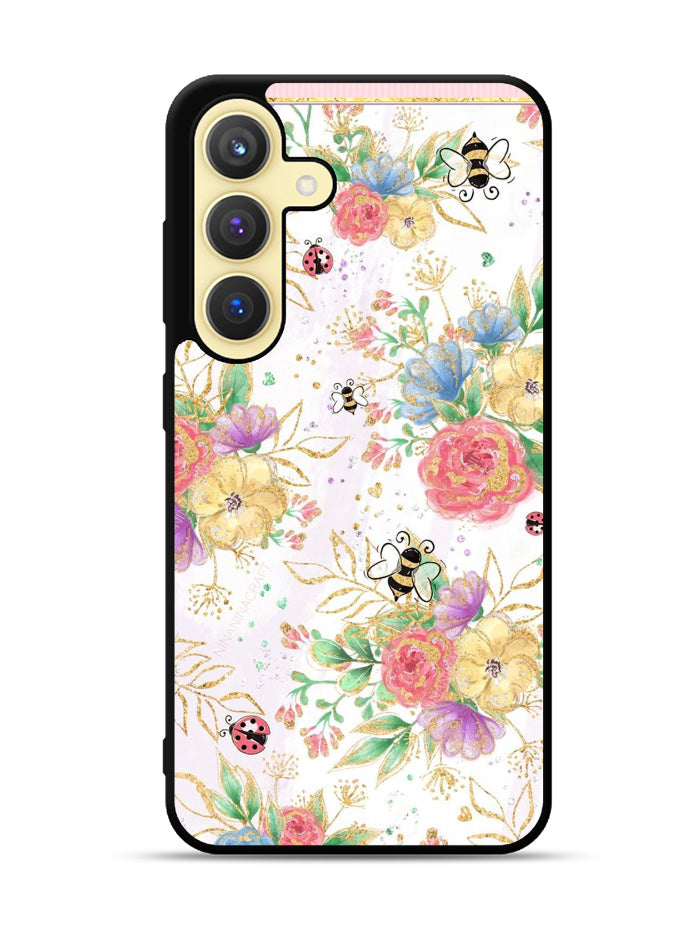 Bee Spring Flowers Samsung Galaxy S24 Plus 5G , Samsung Galaxy S24+ 5G Case