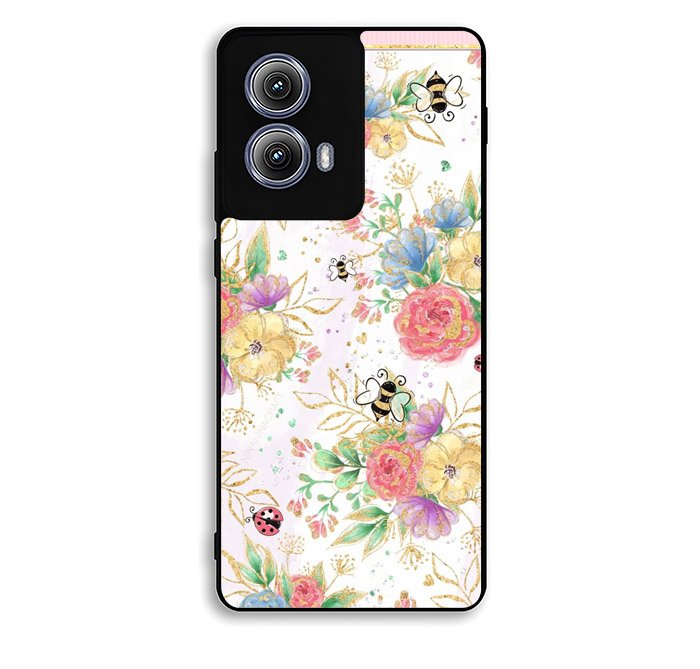 Bee Spring Flowers Motorola Moto Edge 2024 Case OV2857