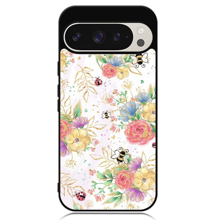 Bee Spring Flowers Google Pixel 9 | Pixel 9 Pro Case