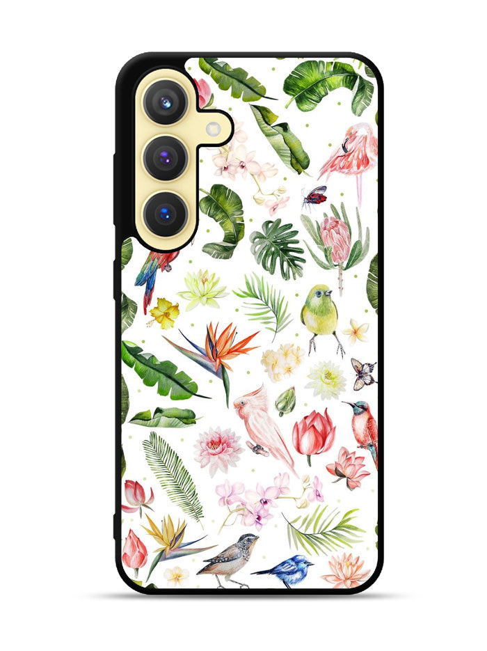 Bird Flowers Samsung Galaxy S23 FE 5G Case QC5979