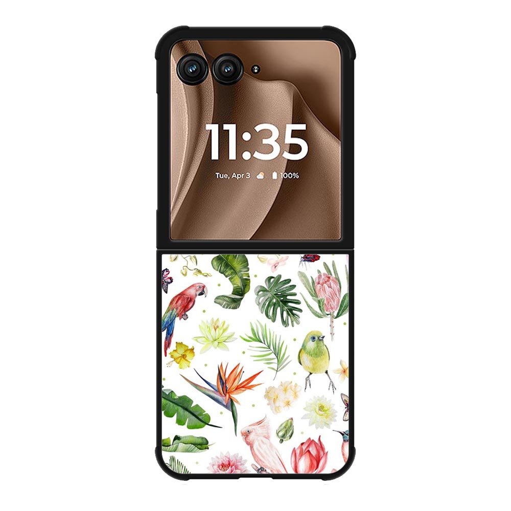 Bird Flowers Motorola Moto RAZR Plus 2025 Case OV5979