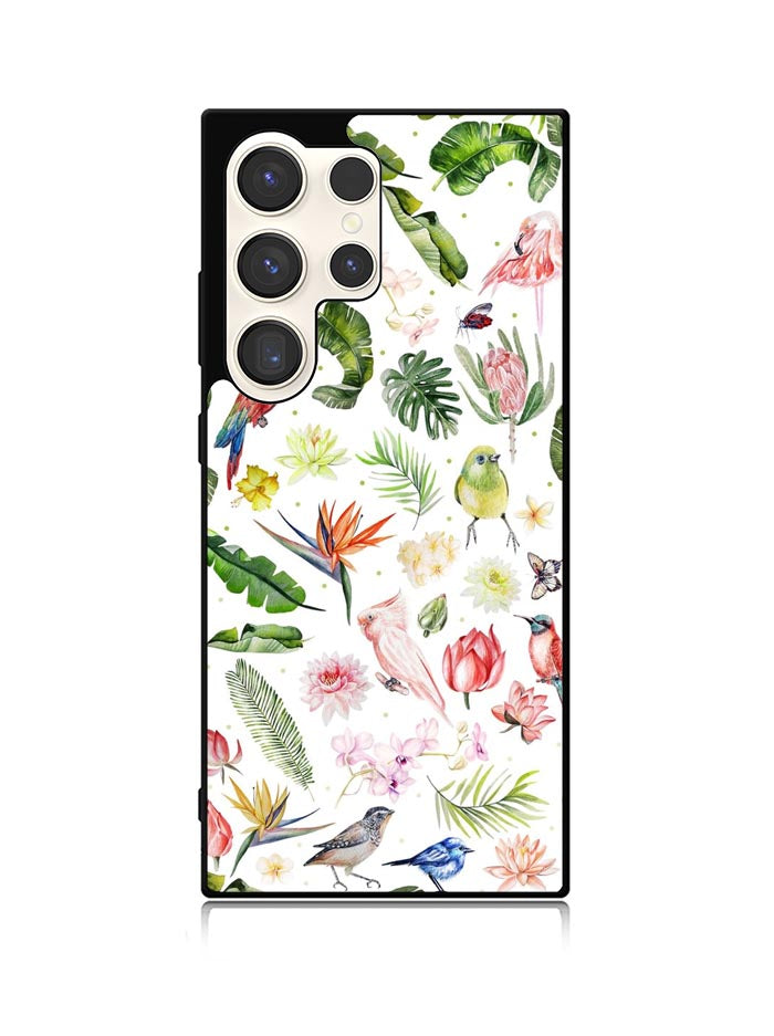 Bird Flowers Samsung Galaxy S25 Ultra 5G Case QC5979