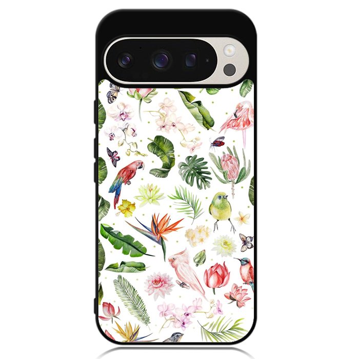 Bird Flowers Google Pixel 9 | Pixel 9 Pro Case OV5979