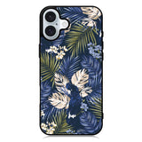 Tropical Navy iPhone 16 Plus Case QC5740