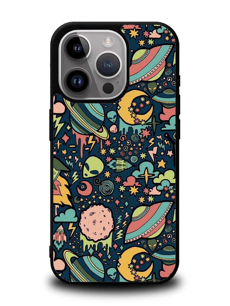 aliens rockets space iPhone 16 Pro Case OV5999