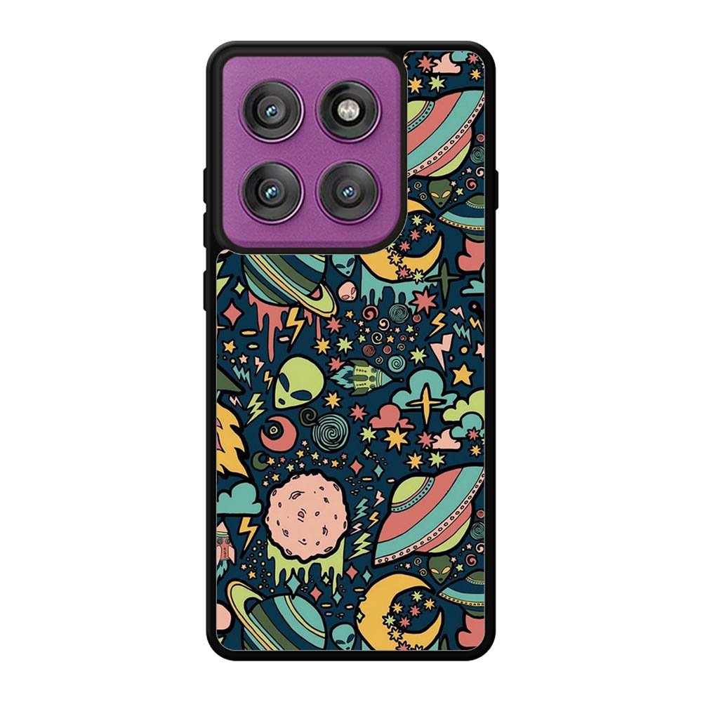 aliens rockets space Motorola Moto Edge 60 Pro Case OV5999