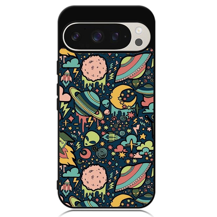 aliens rockets space Google Pixel 9 | Pixel 9 Pro Case OV5999