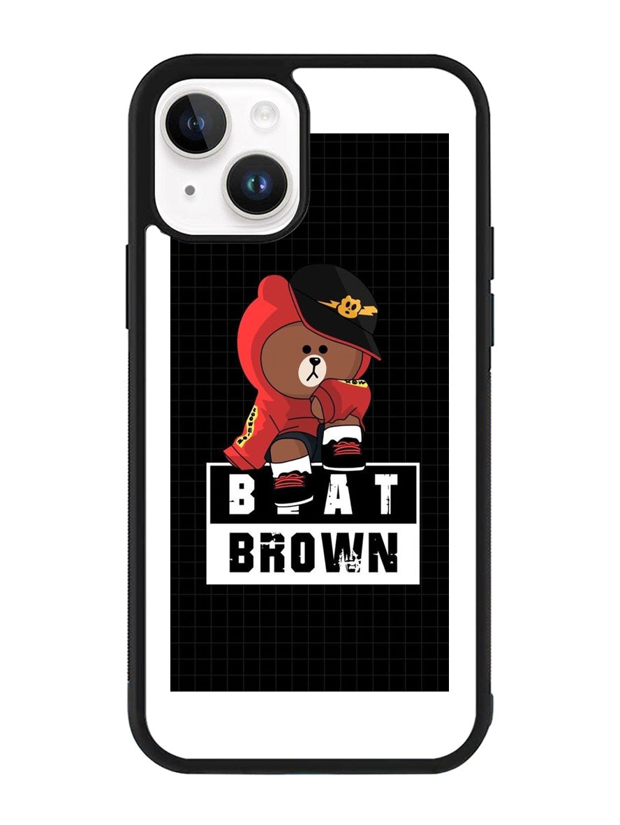 Beat Brown iPhone 14 Plus Case QC6032
