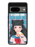 Girl I LOVE EGG Google Pixel 8A Case QC6073