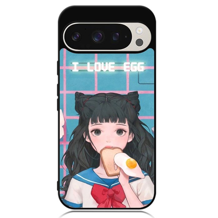 Girl I LOVE EGG Google Pixel 9 Pro XL Case OV6073