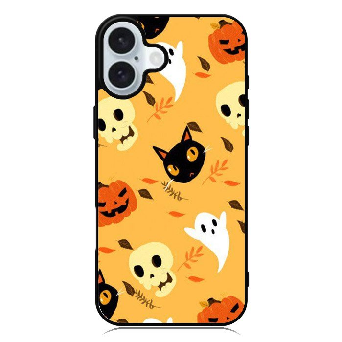 Celebrating Halloween iPhone 16 Case QC6015