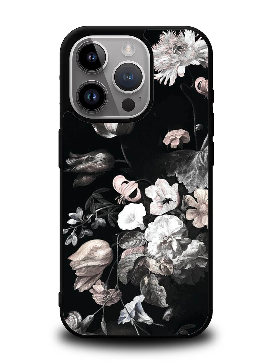 Dark Floral Mural iPhone 14 Pro Max Case QC6010
