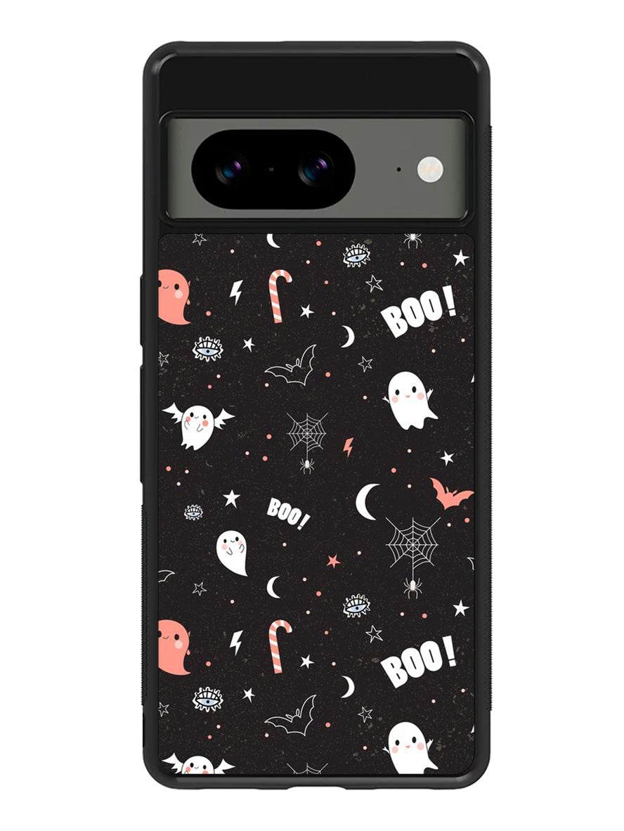 BOO HALLOWEEN Google Pixel 8 Case QC6028
