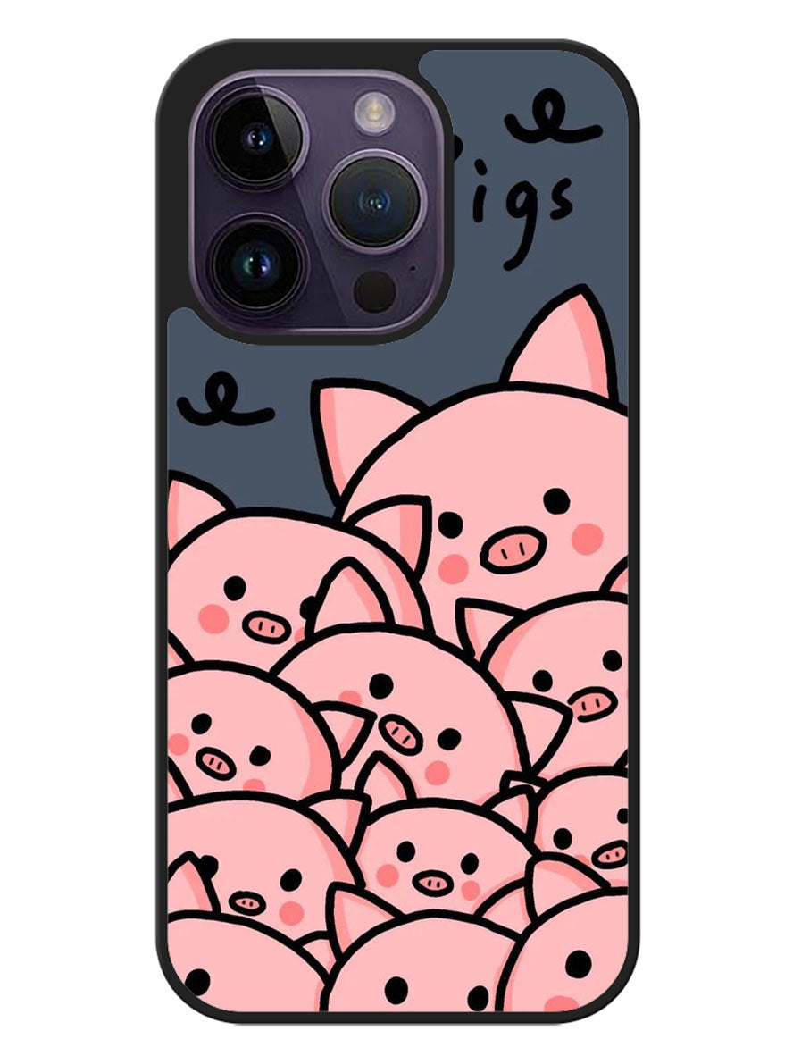 Many Pigs Google iPhone 14 Pro Max Case OV0063