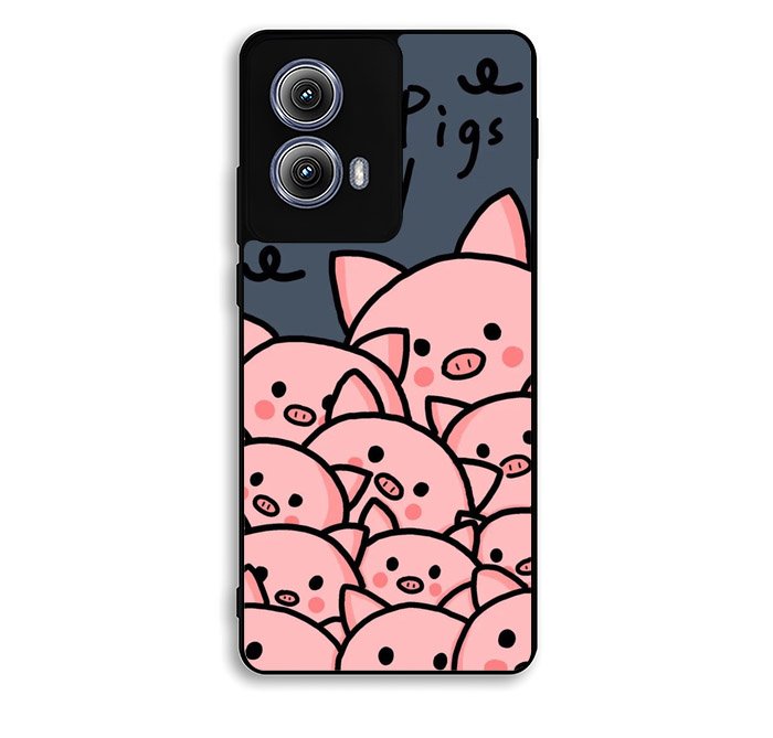 Many Pigs Motorola Moto Edge 2024 Case OV6563