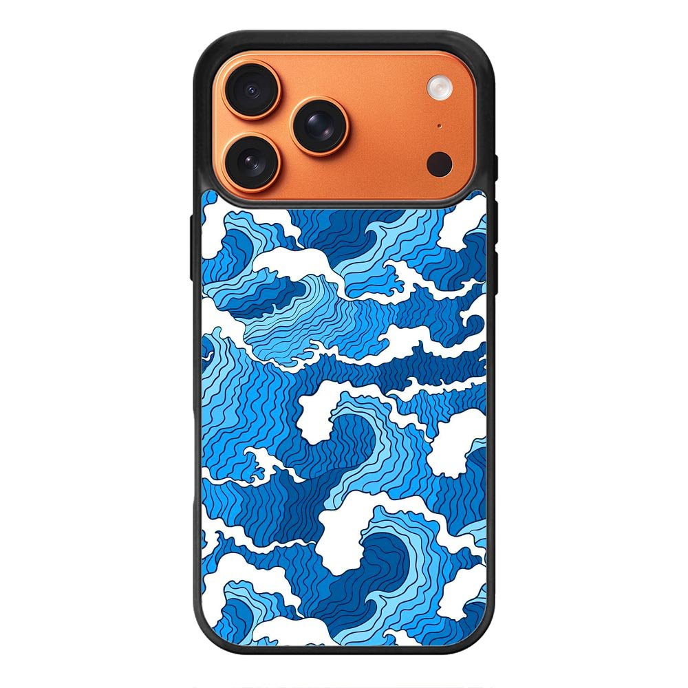 Waves Blue FLF0506 iPhone 17 Pro Case