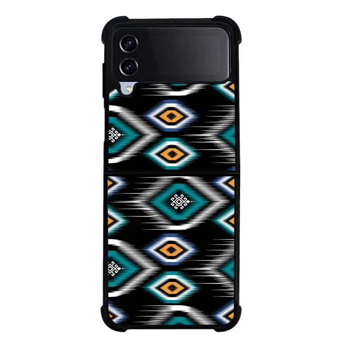 Colorful Pattern FLF0541 Samsung Galaxy Z Flip 5 , Z Flip 4 , Z Flip 3 ,  Z Fold 5 , Z Fold 4 , Z Fold 3 5G Case