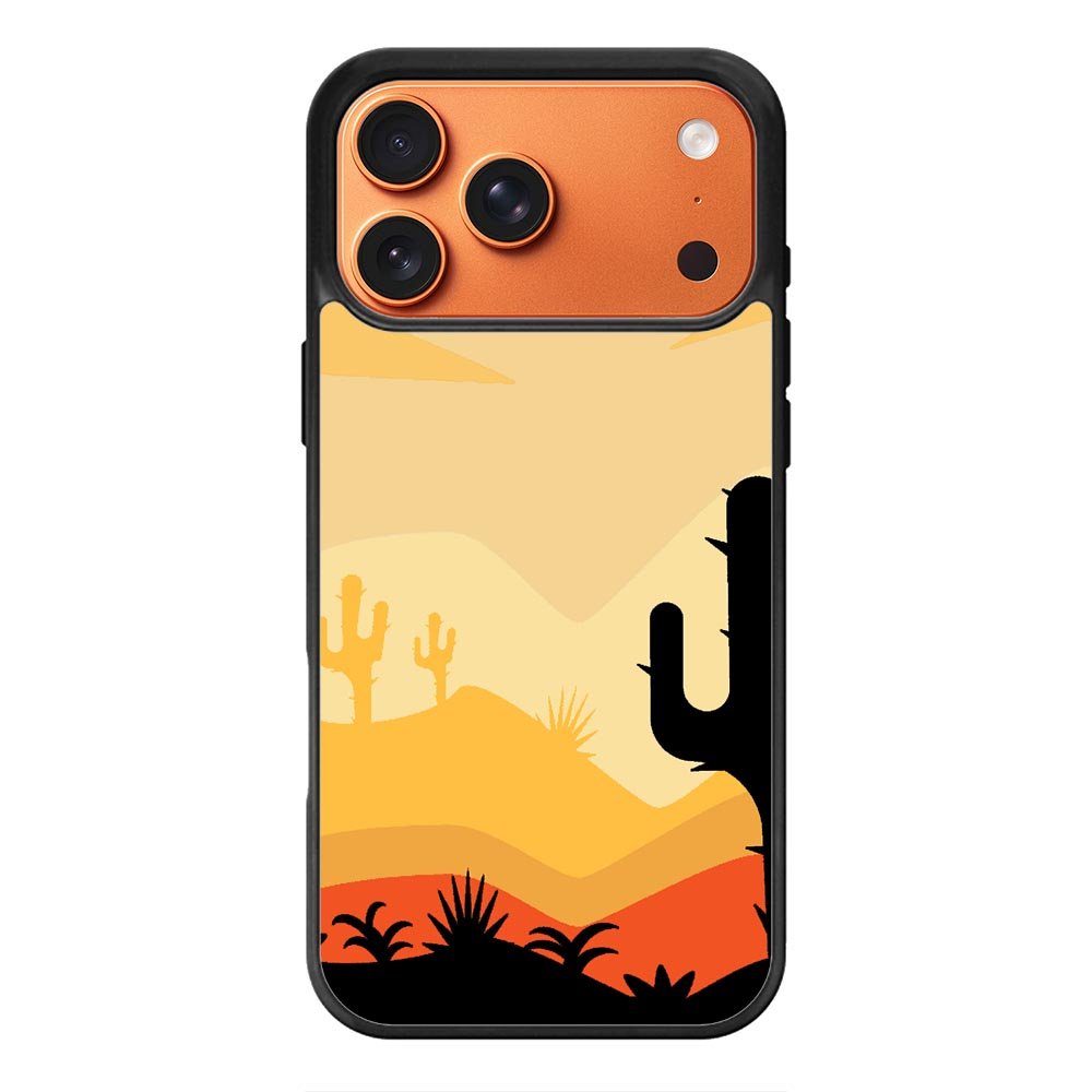 Desert Black Cactus FLF0550 iPhone 17 Pro Case