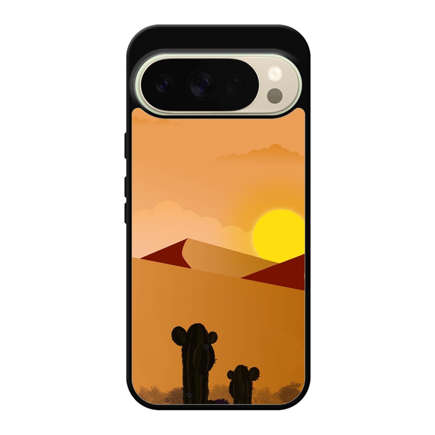 Desert Black Cactus FLF0551 Google Pixel 10 Pro Case