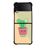 Cute Cactus in Pot FLF0566 Samsung Galaxy Z Flip 5 , Z Flip 4 , Z Flip 3 ,  Z Fold 5 , Z Fold 4 , Z Fold 3 5G Case