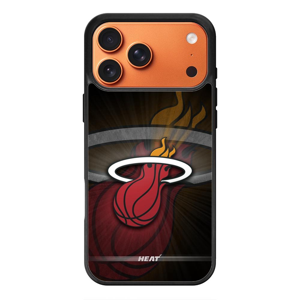 Heat Miami NBA iPhone 17 Pro Case QC11109