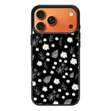 Floral Flower Black White iPhone 17 Pro Max Case QC11088