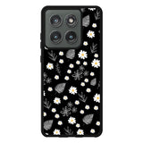 Floral Flower Black White Motorola Moto Edge 2025 Case QC11088