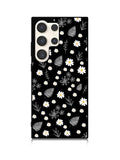 Floral Flower Black White Samsung Galaxy S24 Ultra 5G Case OV11088