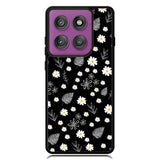 Floral Flower Black White Motorola Moto Edge 2025 | Moto Edge 60 Fusion | Moto Edge 60 Pro Case OV11088