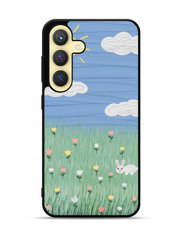 Summer Rabbit and Flower Samsung Galaxy S23 FE 5G Case QC11048