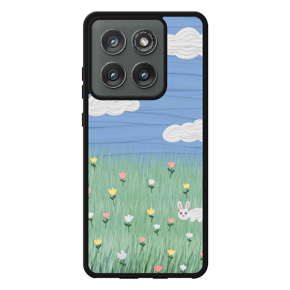 Summer Rabbit and Flower Motorola Moto Edge 2025 Case QC11048