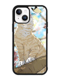 Cat and Butterfly Cartoon iPhone 15 Case OV11191