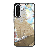Cat and Butterfly Cartoon Samsung Galaxy A16 5G Case OV11191