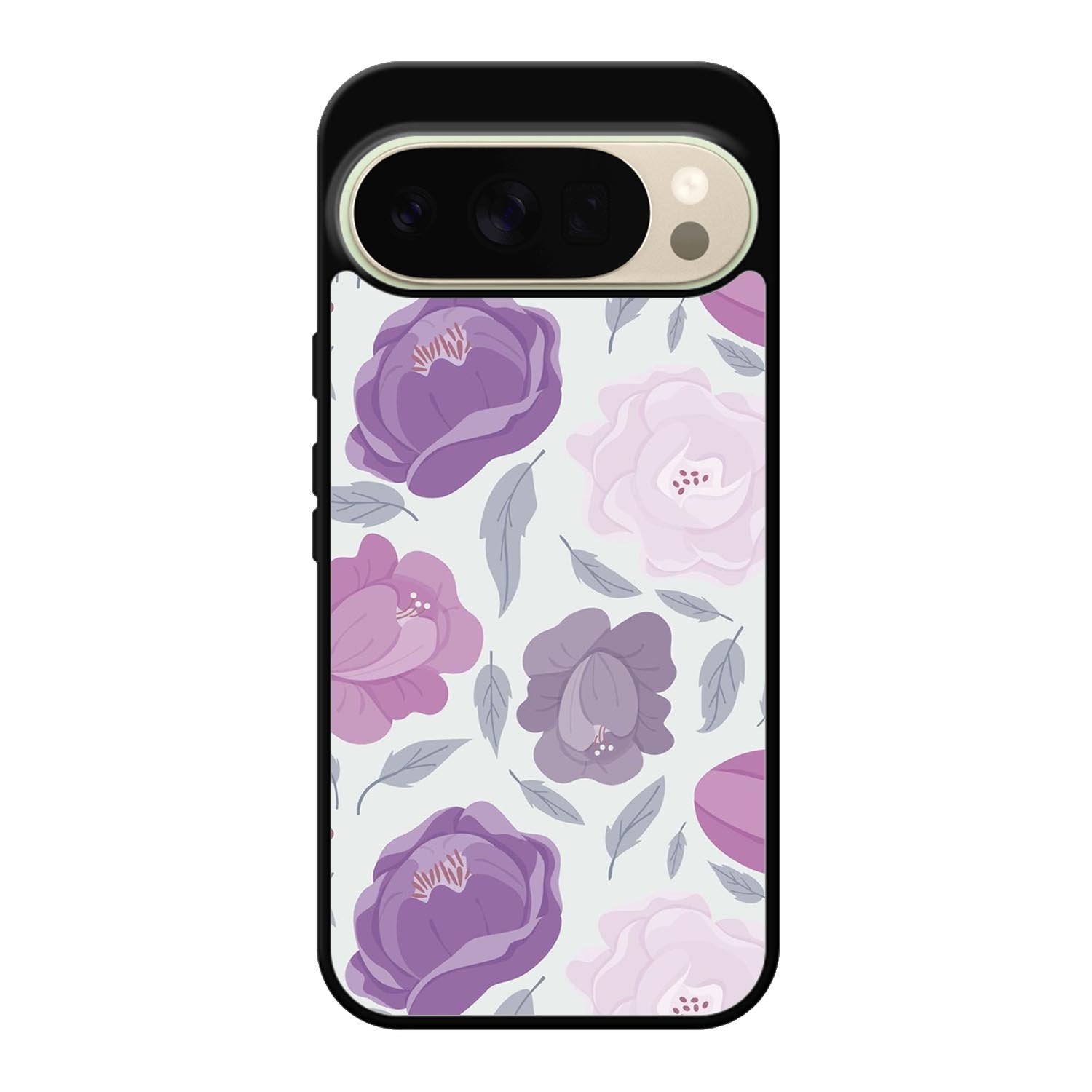 Floral Flower Purple Google Pixel 10 Pro XL Case QC11089
