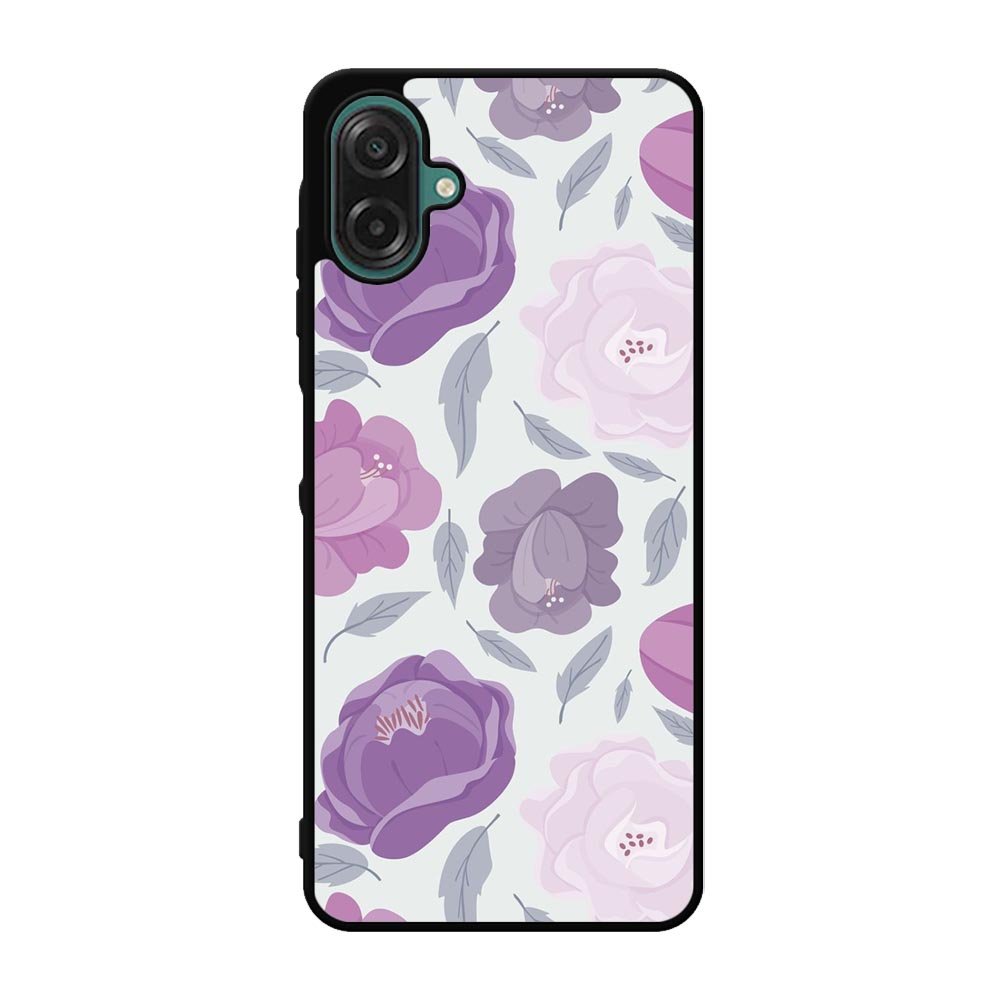 Floral Flower Purple Samsung Galaxy A07 Case QC11089